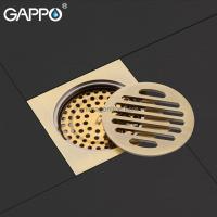 Трап D50 прямой 100*100 решетка бронза